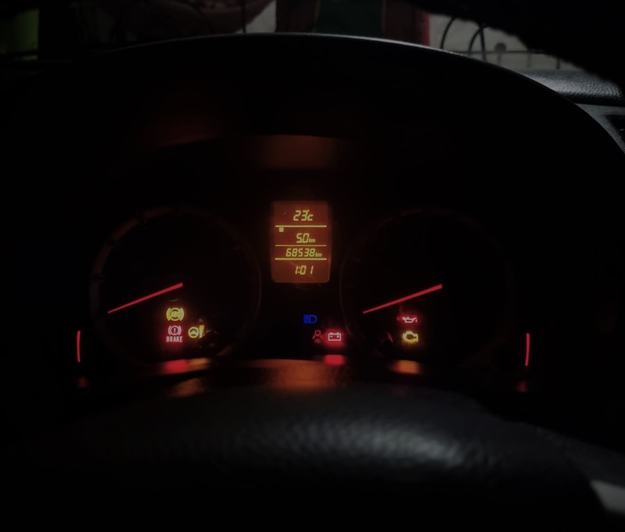 engine warning light
