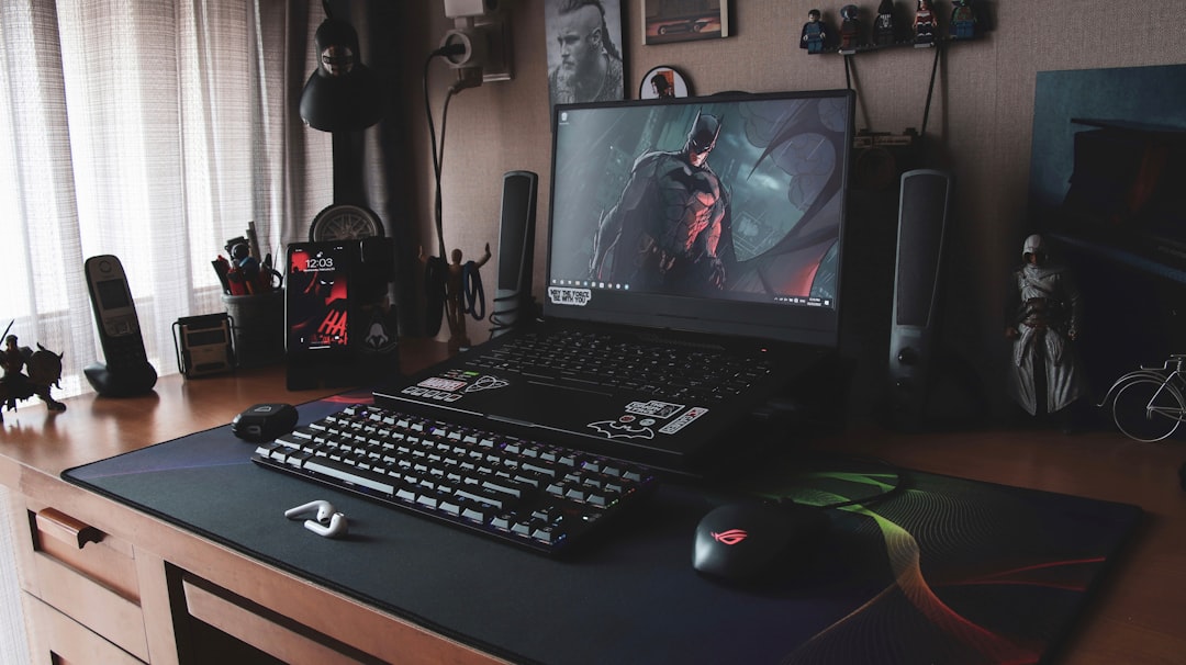 Photo laptop gaming
