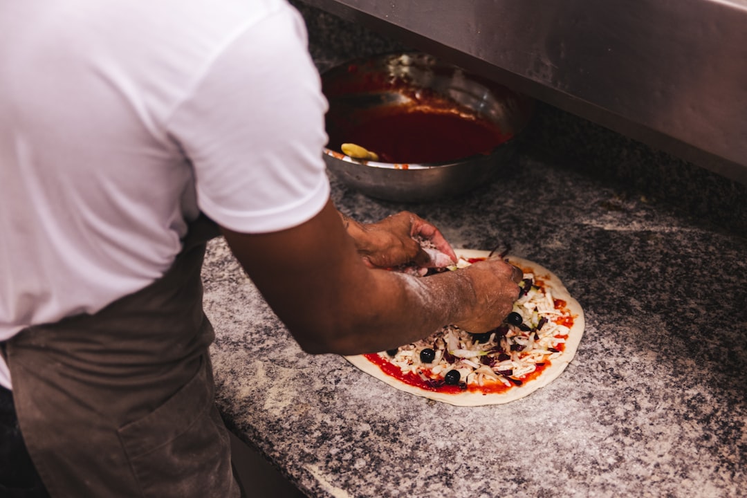 Photo pizza dough fermentation