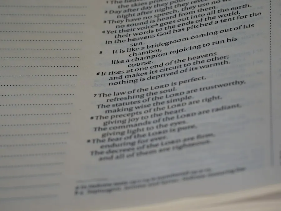 Photo important topics overview