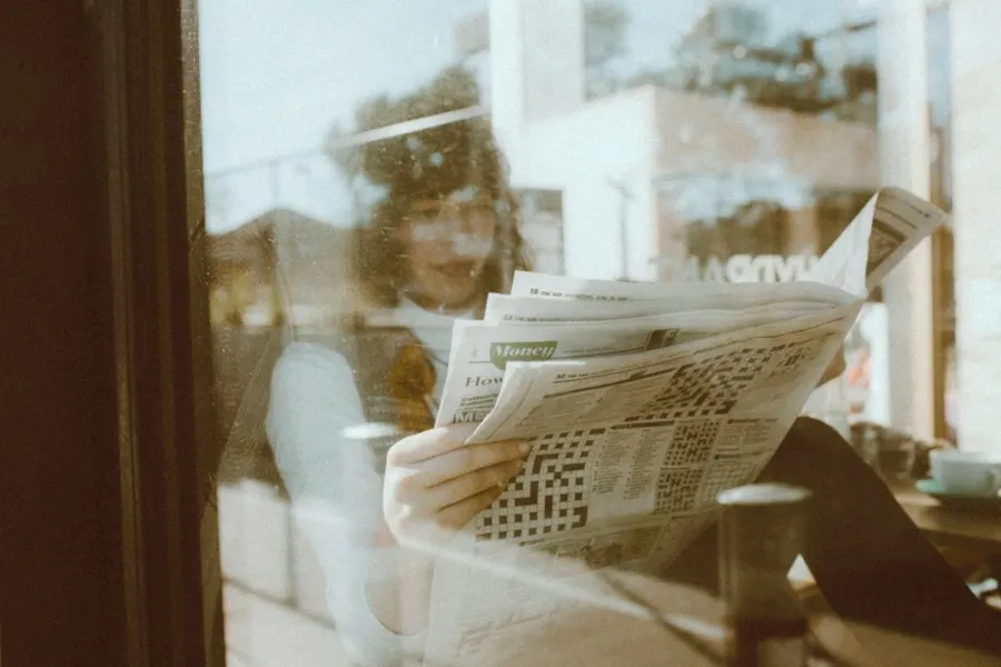Photo common mistakes reading daily news